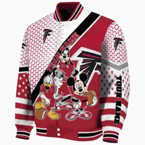 Victory Claws Baseball Jacket,  Mickey Donald Goofy Red Jacket For Sport Lovers NFL167