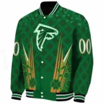 Sky Squad Baseball Jacket,  Shamrock Pattern Green Jacket For Sport Lovers NFL167
