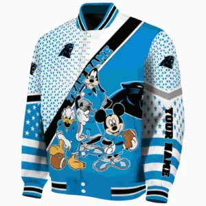 Rust Claws Baseball Jacket,  Mickey Donald Goofy Blue Jacket For Sport Lovers NFL167