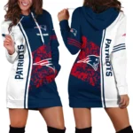 Patriot Crew Hoodie Dress For Women, Sport Culture Hoodie Dress PTHDDEP01