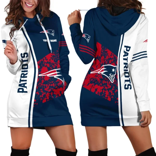 Patriot Crew Hoodie Dress For Women, Sport Culture Hoodie Dress PTHDDEP01