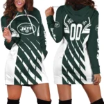 Big Apple Squad Hoodie Dress Women, Sport Culture Hoodie Dress PTHDDYJ00