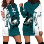 Eagle Crew Hoodie Dress For Women, True Fan Hoodie Dress PTHDDPE01