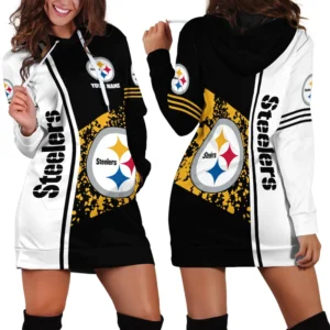 Steel Crew Hoodie Dress For Women, Stadium Nights Hoodie Dress PTHDDPS01