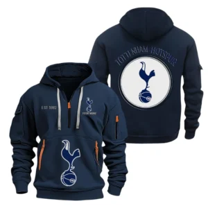 Urban Streetwear Hoodie, Half-Zip with Exclusive Logo SPO061 - Navy