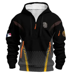 Always Game Devoted Hoodie Half Zip 3D Print, Warm Up Hoodie PTHDF000MLB091225SDP