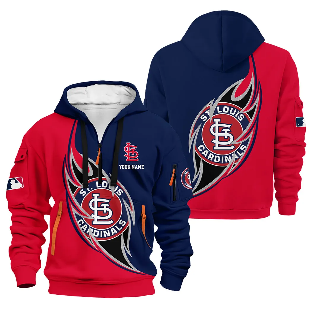 Together in Sport Hoodie Half Zip 3D Print, Supporter Spirit Hoodie PTHDF000MLB091625SLC - Image 3