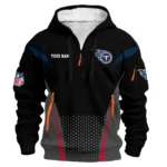 Football Titan Crew Hoodie Half Zip 3D Print Style, Game Time Hoodie PTHDFTT02