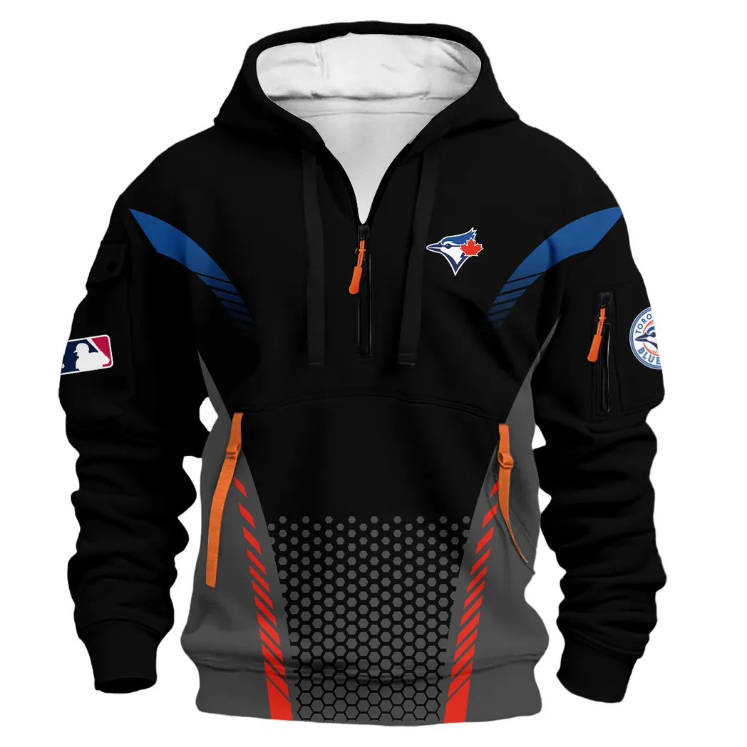 Bold Passion Fire Hoodie Half Zip 3D Print, Warm Up Hoodie PTHDF000MLB091225TBJ