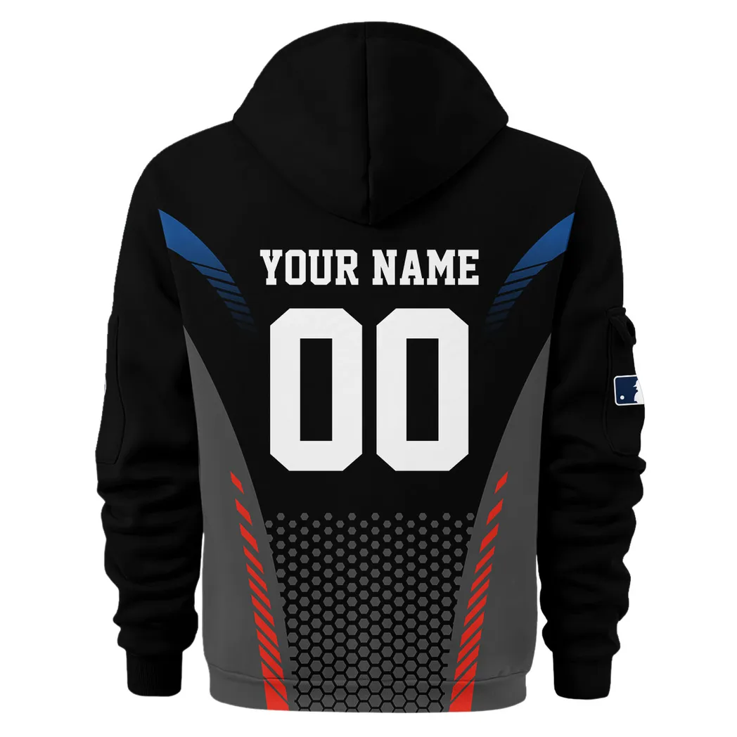 Bold Passion Fire Hoodie Half Zip 3D Print, Warm Up Hoodie PTHDF000MLB091225TBJ - Image 2