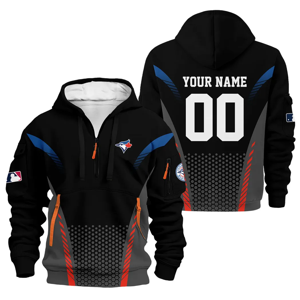 Bold Passion Fire Hoodie Half Zip 3D Print, Warm Up Hoodie PTHDF000MLB091225TBJ - Image 3