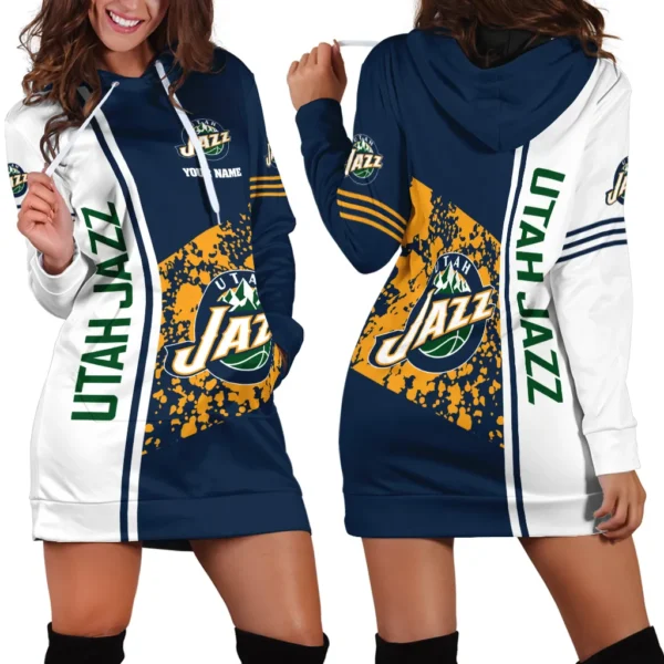 Basketball Support Squad Hoodie Dress For Women, Team Pride Hoodie Dress PTHDDUJ1