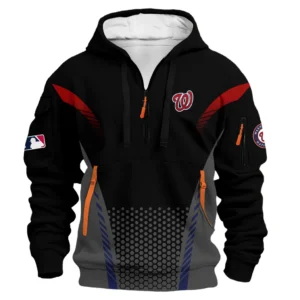 Always Game Ready Hoodie Half Zip 3D Print, Performance Fan Hoodie PTHDF000MLB091225WN