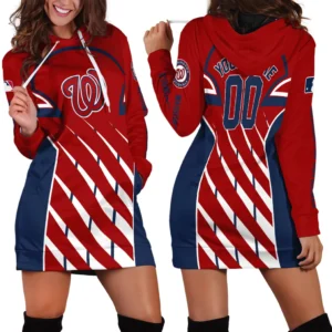 United Fan Flame Hoodie Dress Custom Name, Athletic Women's Hoodie Dress PTHDD000MLB091825WN