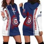 Culture of Motion Hoodie Dress, Heritage Fan Hoodie Dress For Baseball Fans PTHDD000MLB092025WN