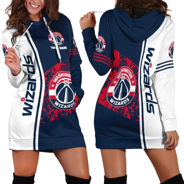 Rising Sport Energy Hoodie Dress For Women, Heritage Fan Hoodie Dress PTHDDWW1