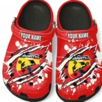 Automotive Theme Compact Sports Car Clog with Full Print Design, Stylish Everyday Comfort for Car Enthusiasts CAR560 - Black
