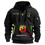 Hoodie Half Zipper Exclusive Logo Gift For Performance Auto Enthusiasts CAR113 - Black