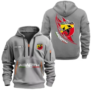 Hoodie Half Zipper Exclusive Logo Gift For Hot Hatchback Enthusiasts CAR170 - Gray
