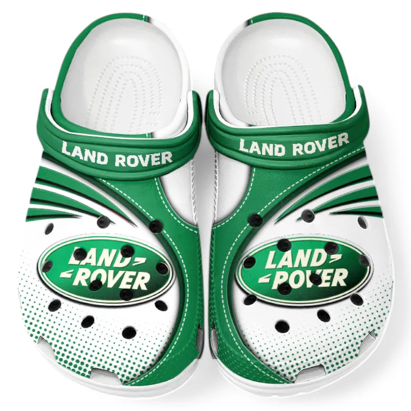 Adventure Utility Vehicle Company Lover’s All Over Print Clog, Slip-On Shoes for Daily Comfort and Garage Style CAR181 - Green