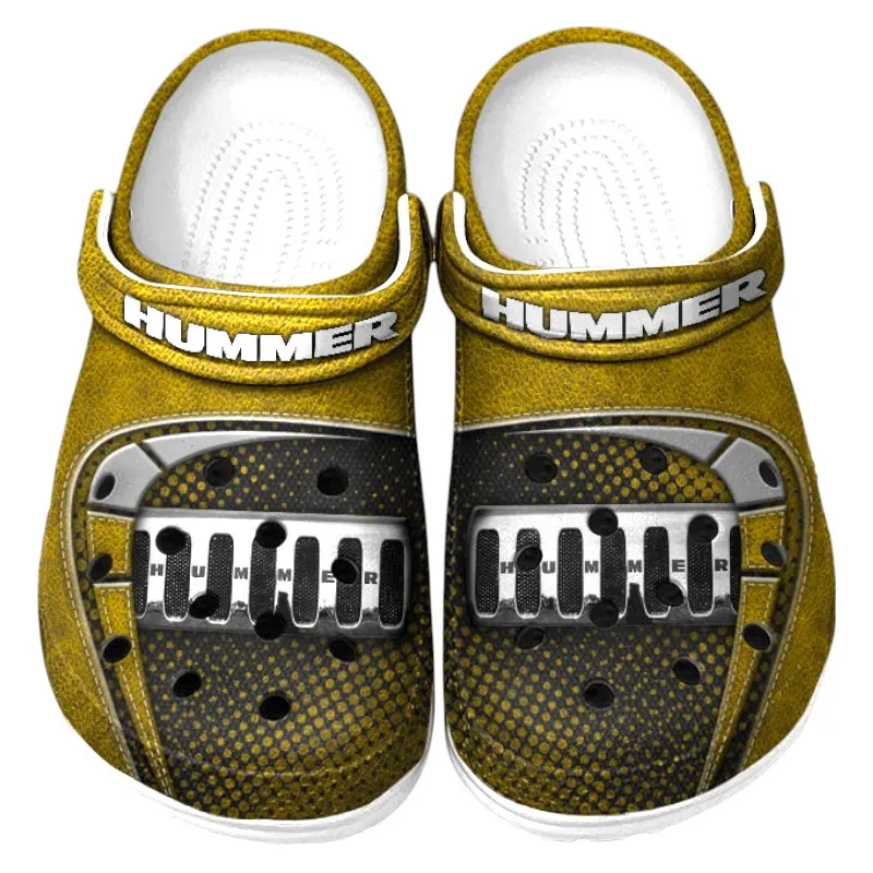 Adventure Vehicle Lover’s All Over Print Clog, Slip-On Shoes for Daily Comfort and Garage Style CAR177 - Yellow