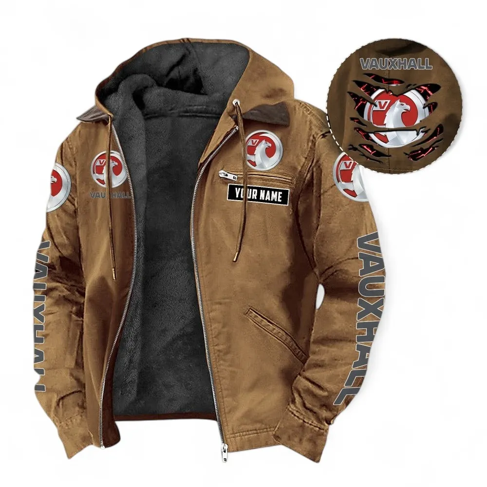 Affordable Ride Hooded And Flannel Hoodie, Adventure-Ready Streetwear For Car Lovers CAR391 - Camel