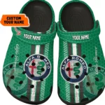 Black Edition Sporty City Car Inspired All Over Print Clog, Perfect Gift Footwear for Automotive Enthusiasts CAR820