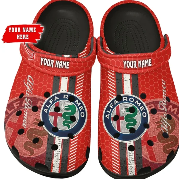 All Over Print Italian Performance Coupe Clog, Automotive Lifestyle Inspired Shoes for Car Enthusiasts CAR820 - Black