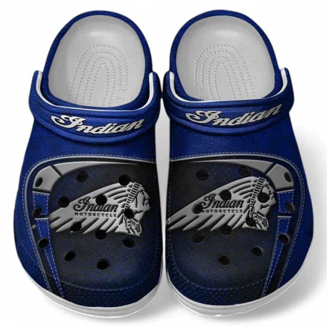 All Over Print Adventure-Ready SUV Clog, Automotive Lifestyle Inspired Shoes for Car Enthusiasts CAR183 - Blue