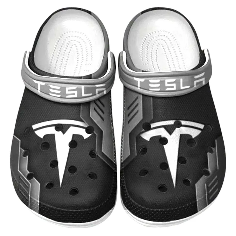 All Over Print Autonomous Vehicle Clog, Automotive Lifestyle Inspired Shoes for Car Enthusiasts CAR185 - Gray