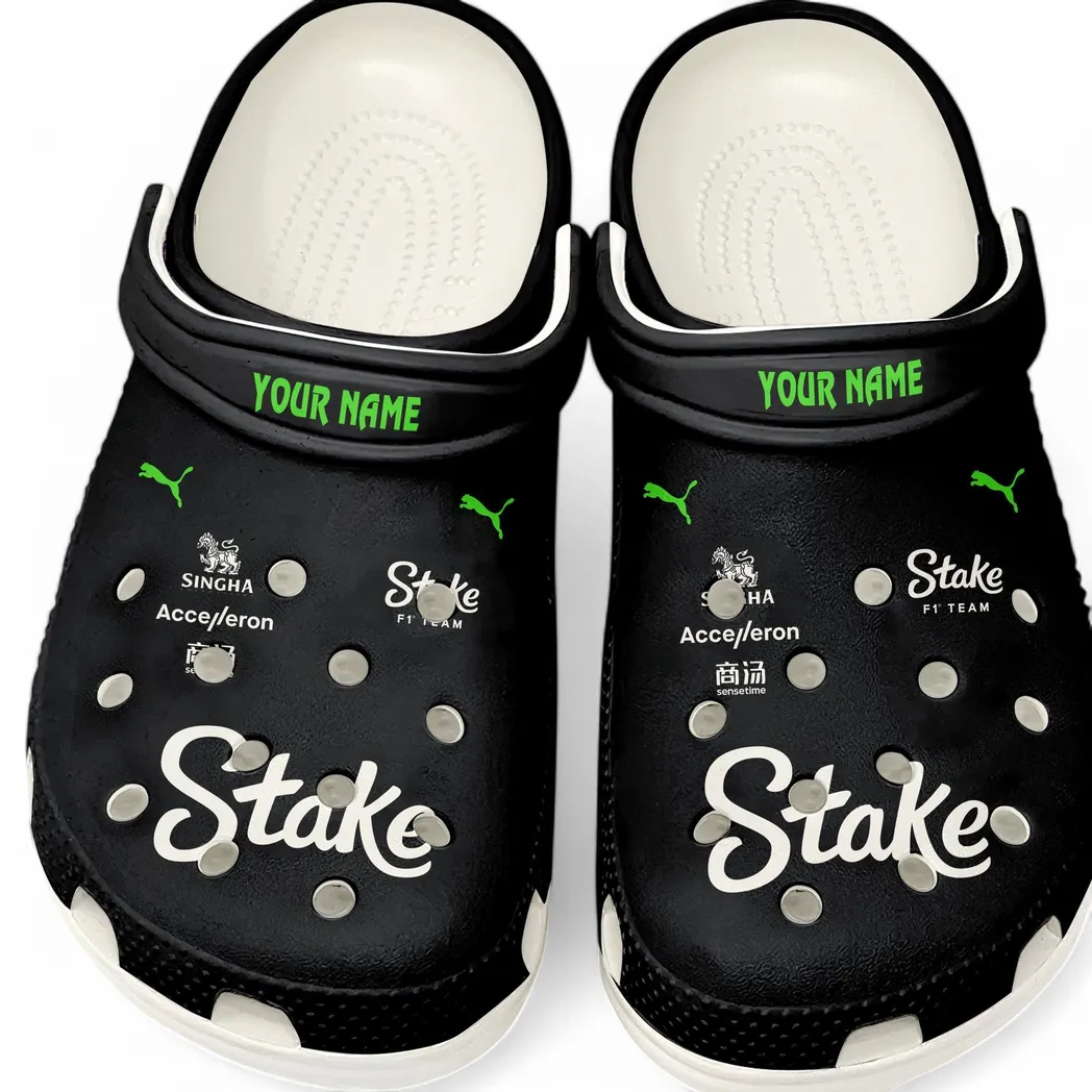 All Over Print Custom-Built Car Clog, Automotive Lifestyle Inspired Shoes for Car Enthusiasts CAR421 - White