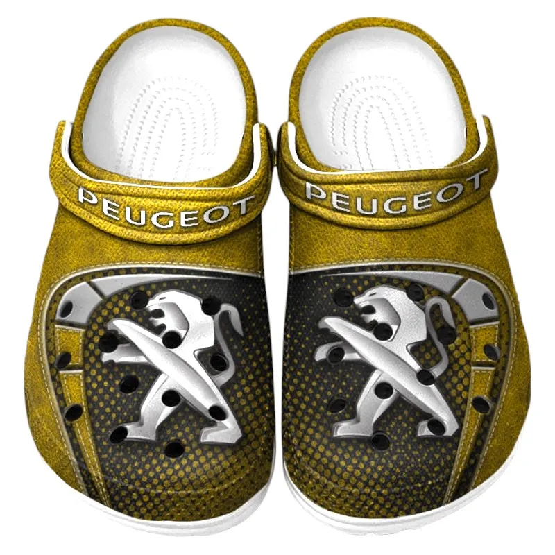 All Over Print Everyday Driver Clog, Automotive Lifestyle Inspired Shoes for Car Enthusiasts CAR177 - Yellow