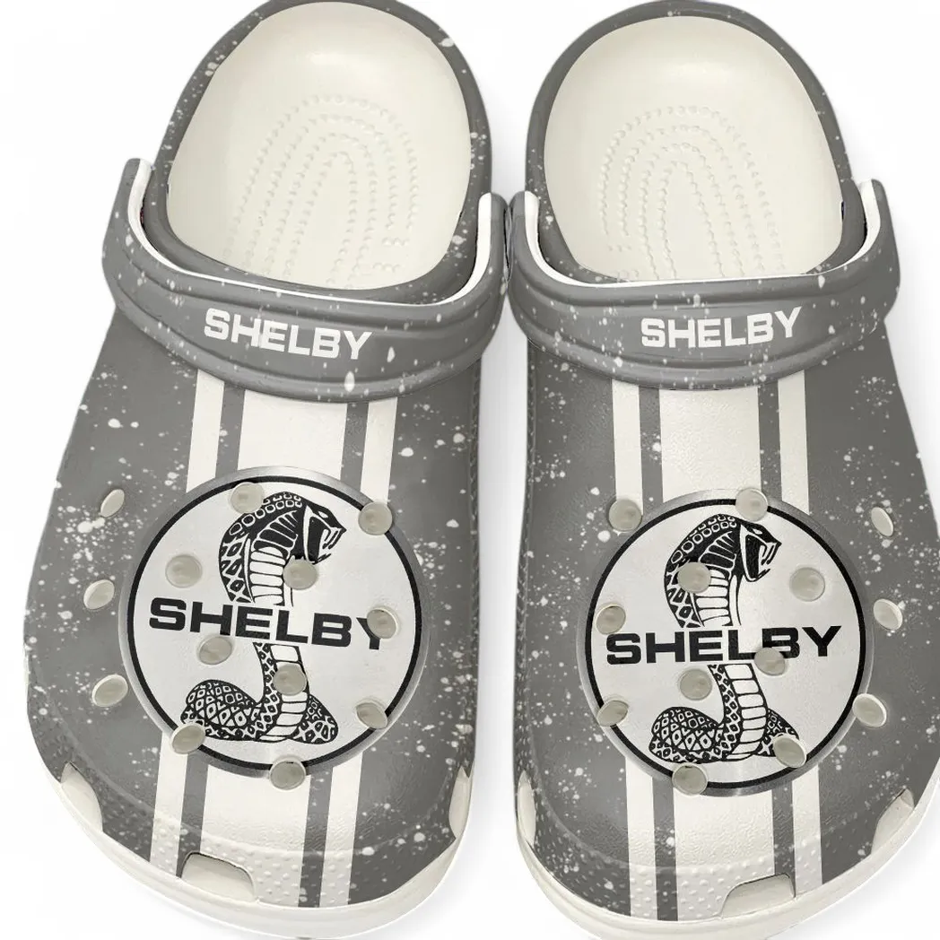 All Over Print Everyday Ride Clog, Automotive Lifestyle Inspired Shoes for Car Enthusiasts CAR620 - White