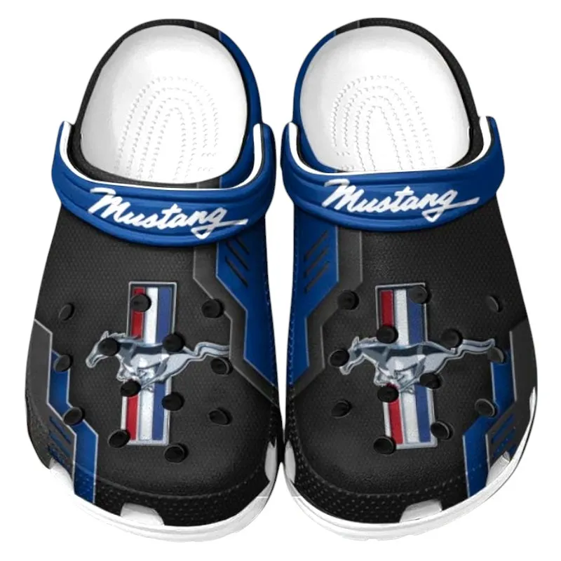 All Over Print Fastback Coupe Clog, Automotive Lifestyle Inspired Shoes for Car Enthusiasts CAR185 - Blue