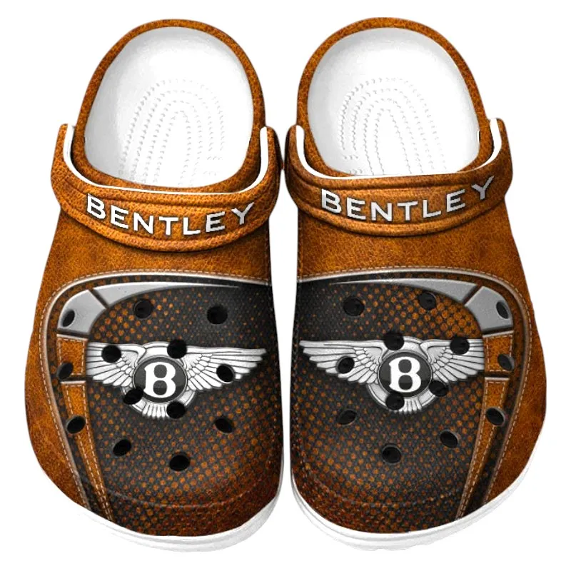 All Over Print High-End Coupe Clog, Automotive Lifestyle Inspired Shoes for Car Enthusiasts CAR177 - Orange