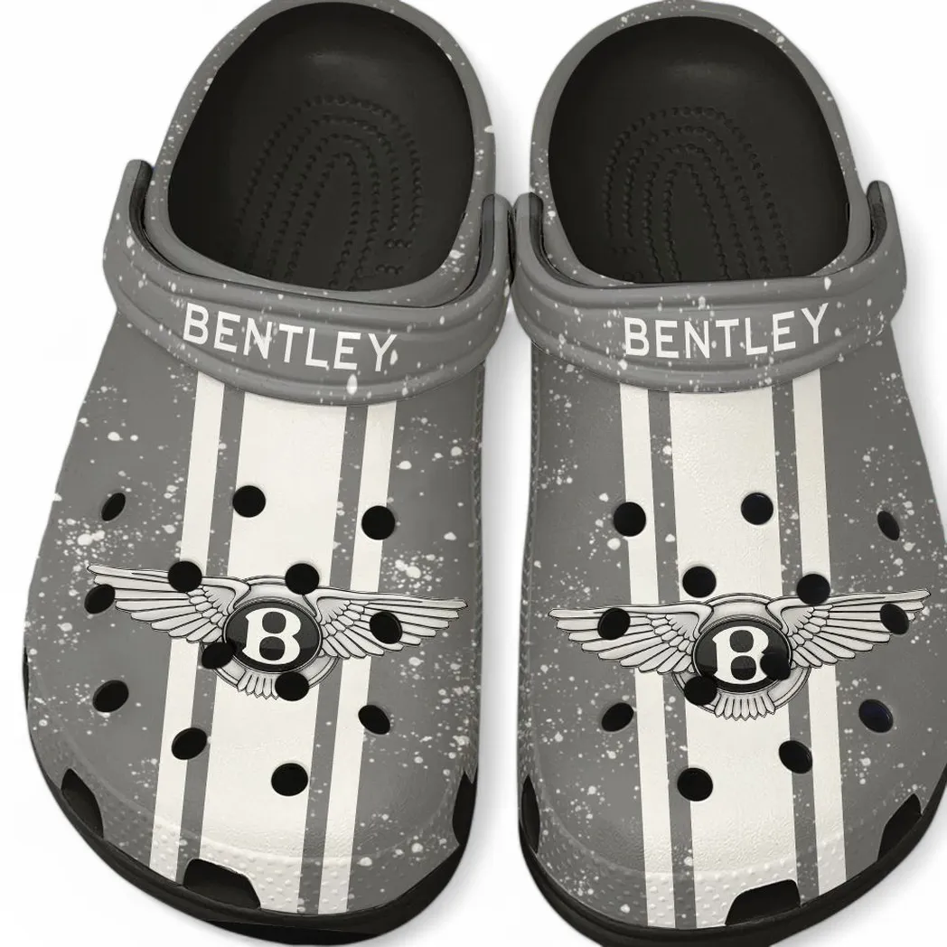 All Over Print High-End Coupe Clog, Automotive Lifestyle Inspired Shoes for Car Enthusiasts CAR620 - Black