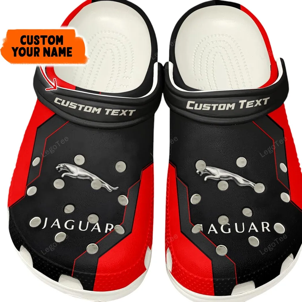All Over Print High-End Sedan Clog, Automotive Lifestyle Inspired Shoes for Car Enthusiasts CAR140 - Red