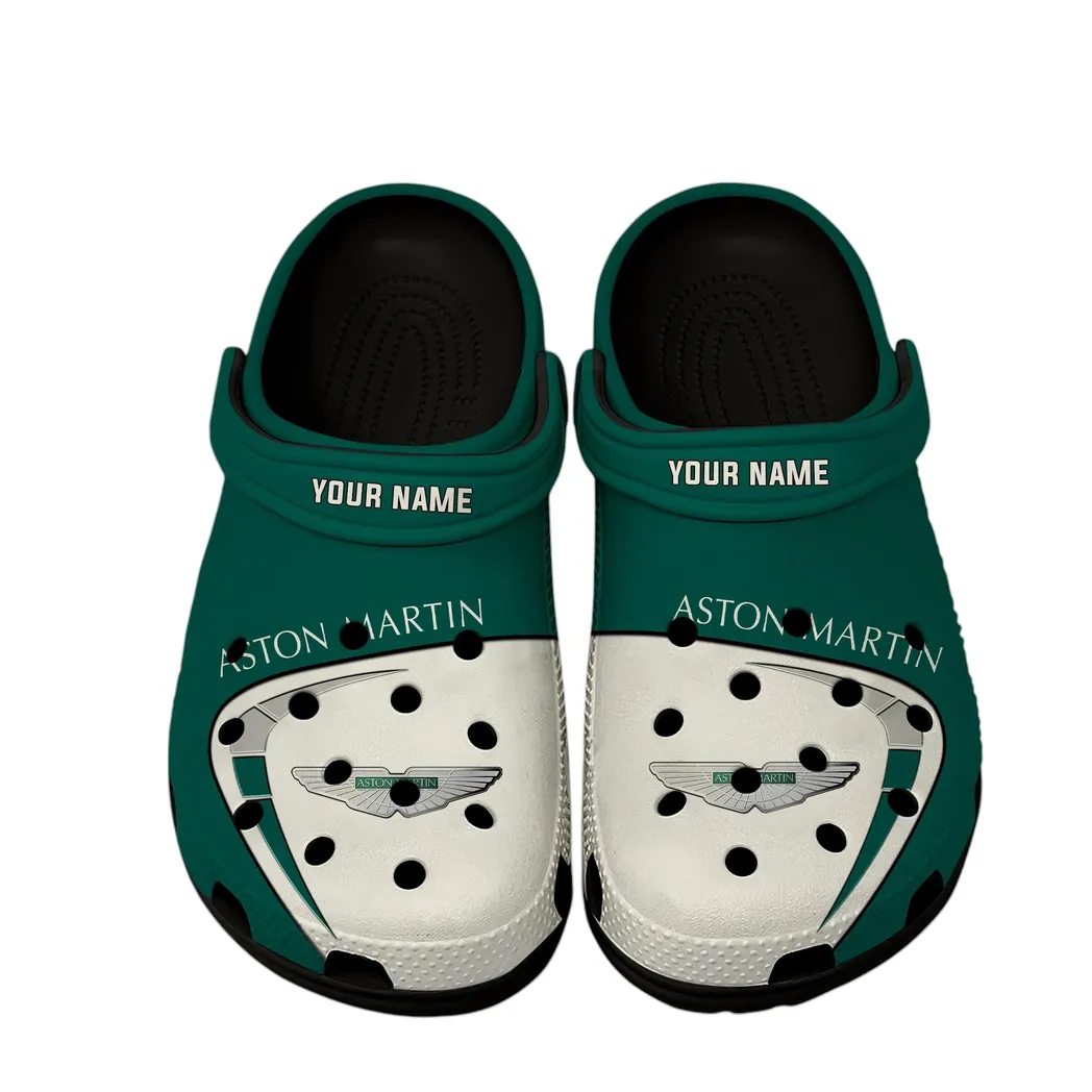 All Over Print High-Performance Coupe Clog, Automotive Lifestyle Inspired Shoes for Car Enthusiasts CAR168 - Black