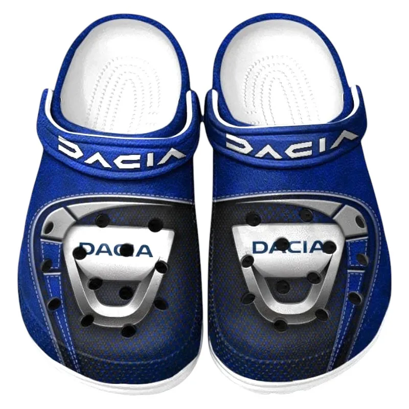All Over Print Modern Performance Car Clog, Automotive Lifestyle Inspired Shoes for Car Enthusiasts CAR177 - Blue