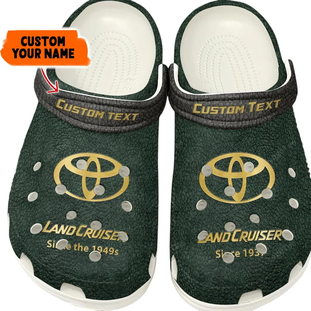 All Over Print Off-Road Beast Clog, Automotive Lifestyle Inspired Shoes for Car Enthusiasts CAR141 - Green