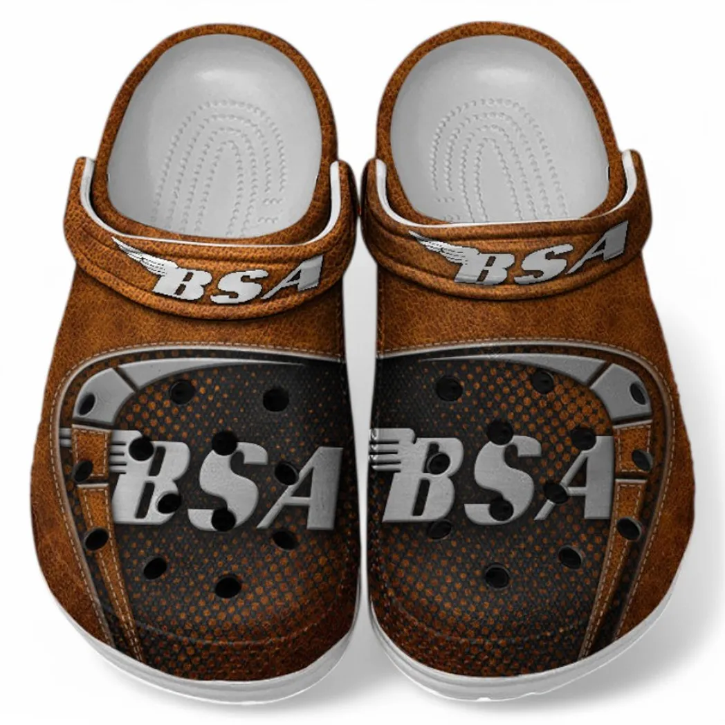 All Over Print Old-School Motorcycle Clog, Automotive Lifestyle Inspired Shoes for Car Enthusiasts CAR183 - Orange