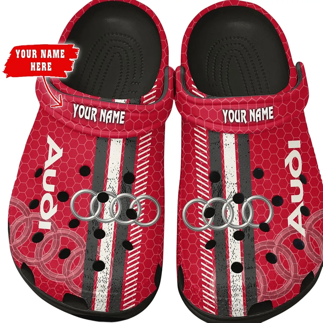 All Over Print Performance Sedan Clog, Automotive Lifestyle Inspired Shoes for Car Enthusiasts CAR820 - Black