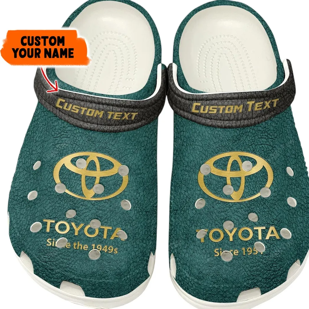 All Over Print Pickup Truck Clog, Automotive Lifestyle Inspired Shoes for Car Enthusiasts CAR141 - Cyan
