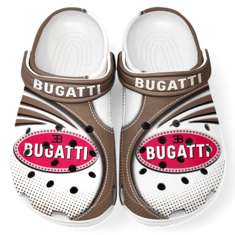 All Over Print Prestige Coupe Clog, Automotive Lifestyle Inspired Shoes for Car Enthusiasts CAR181 - Brown