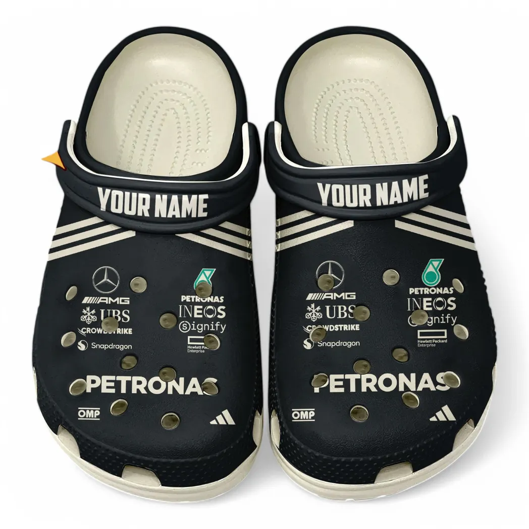 All Over Print Speed Machine Clog, Automotive Lifestyle Inspired Shoes for Car Enthusiasts CAR417 - White
