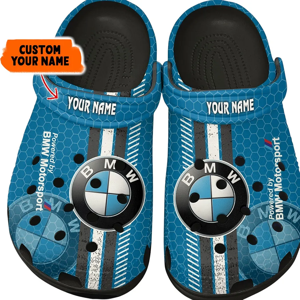 All Over Print Sport Touring Motorbike Clog, Automotive Lifestyle Inspired Shoes for Car Enthusiasts CAR820 - Black