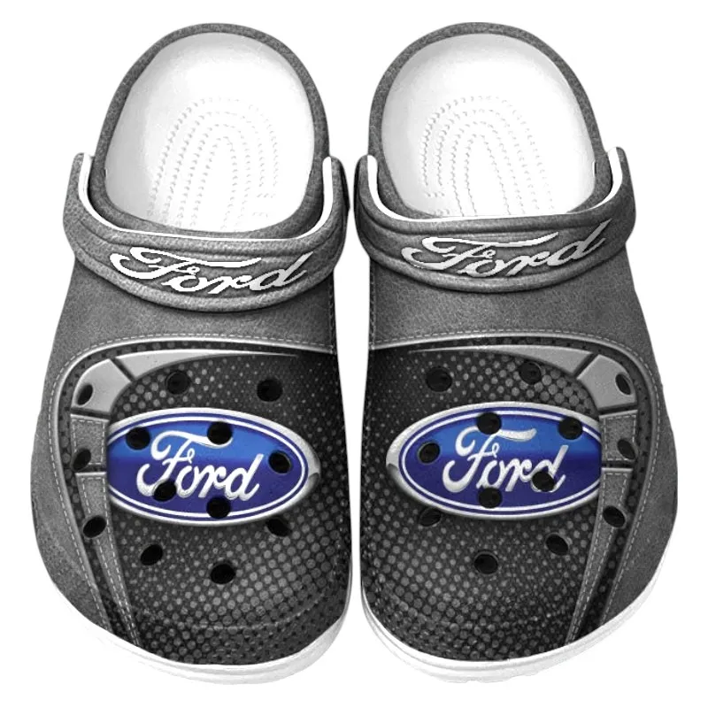 All Over Print Street Car Clog, Automotive Lifestyle Inspired Shoes for Car Enthusiasts CAR177 - Gray