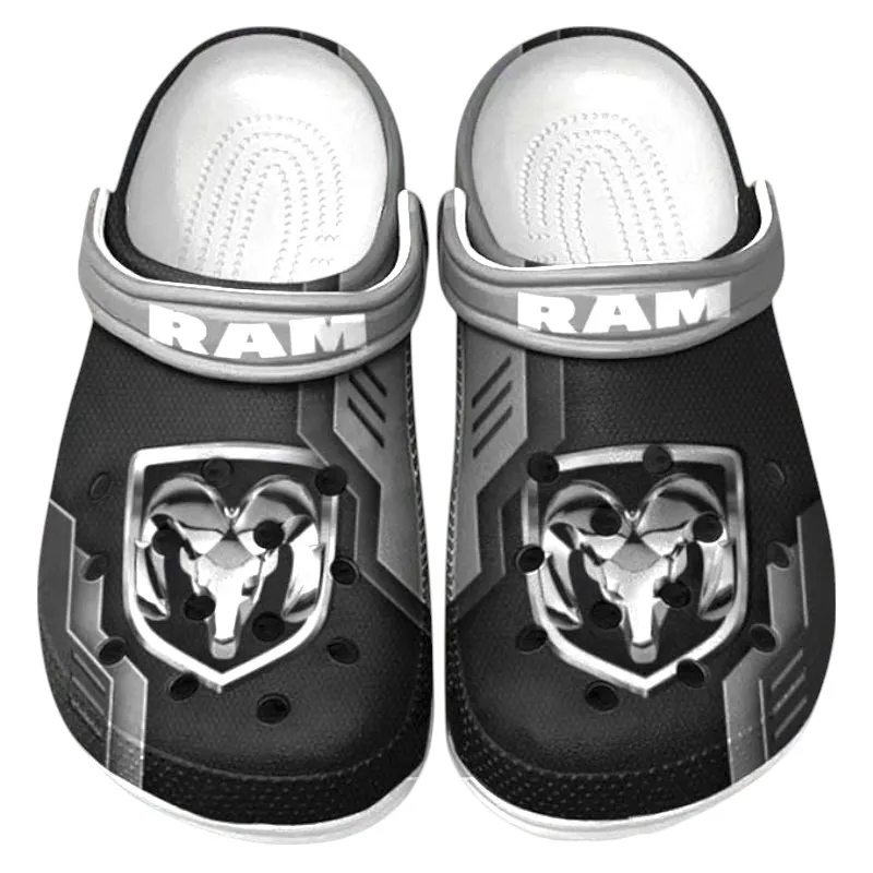 All Over Print Strong Utility Pickup Clog, Automotive Lifestyle Inspired Shoes for Car Enthusiasts CAR185 - Gray