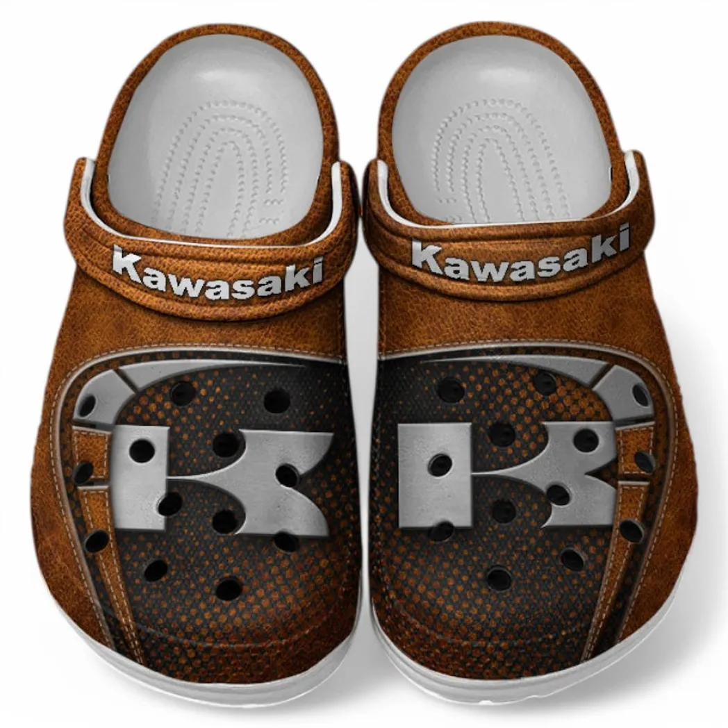 All Over Print Touring Capable Bike Clog, Automotive Lifestyle Inspired Shoes for Car Enthusiasts CAR183 - Orange