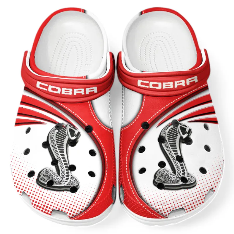 All Over Print Track-Ready Machine Clog, Automotive Lifestyle Inspired Shoes for Car Enthusiasts CAR181 - Red